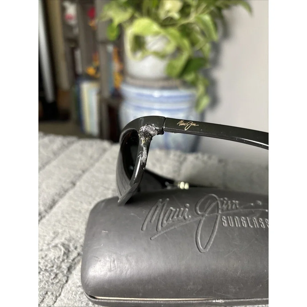 Maui Jim Typhoon MJ 120-02 Polarized Sunglasses Made In Japan